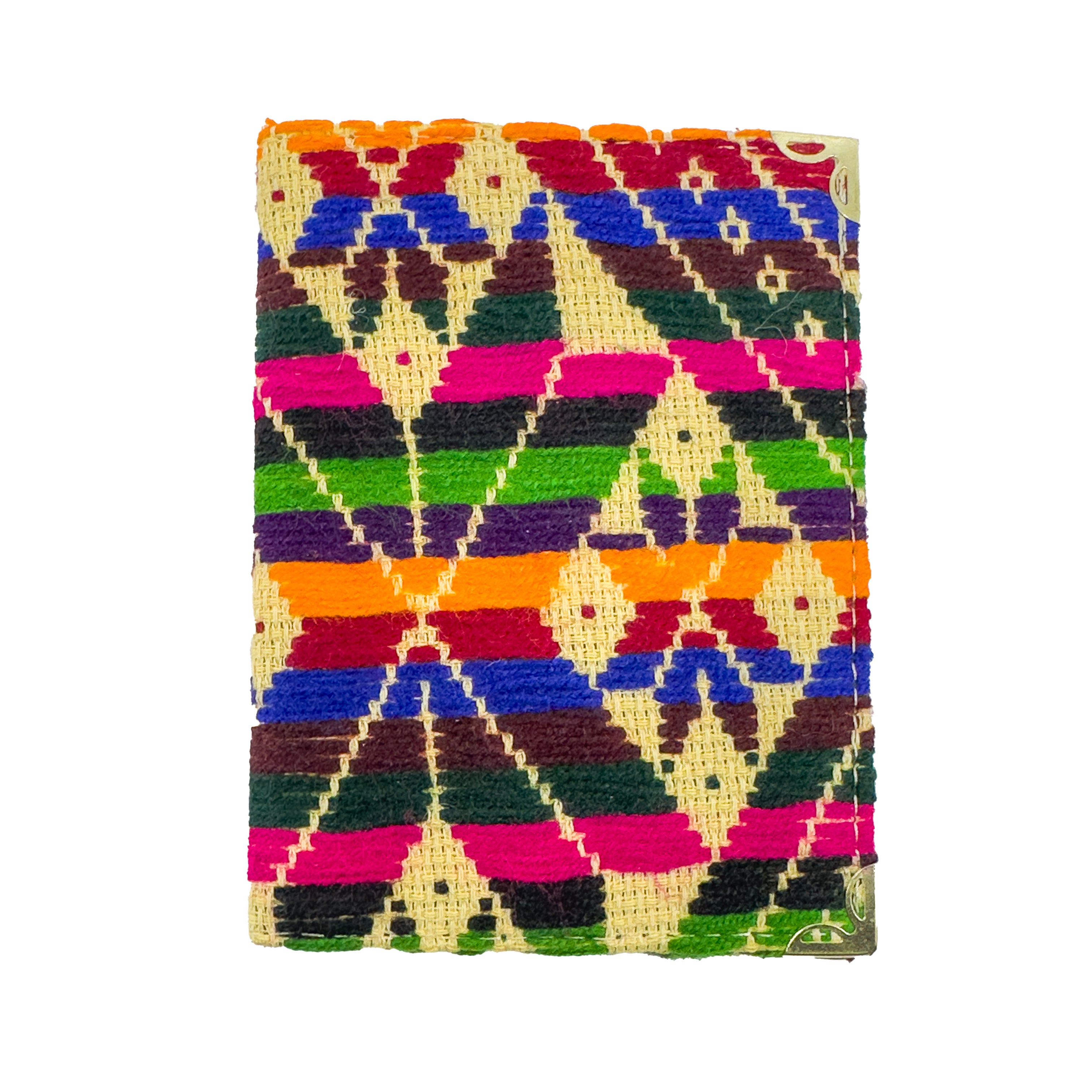 Portapasaporte Bordado a Mano "Nazaria" - Multicolor - Raízal