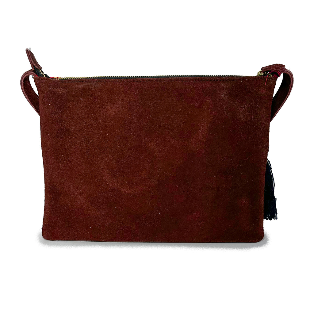 Crossbody Bordado a Mano "Vicenta" – Rojo – Raízal