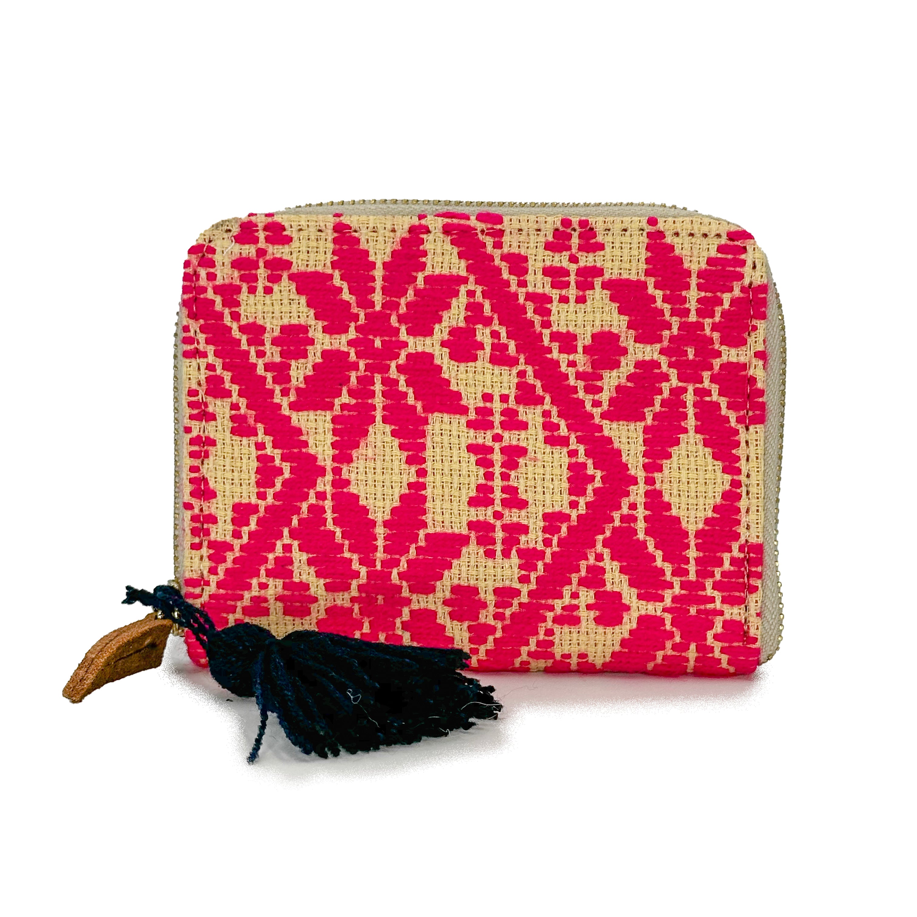 Cartera Bordado a mano "Matilde" – Rosa – Raízal