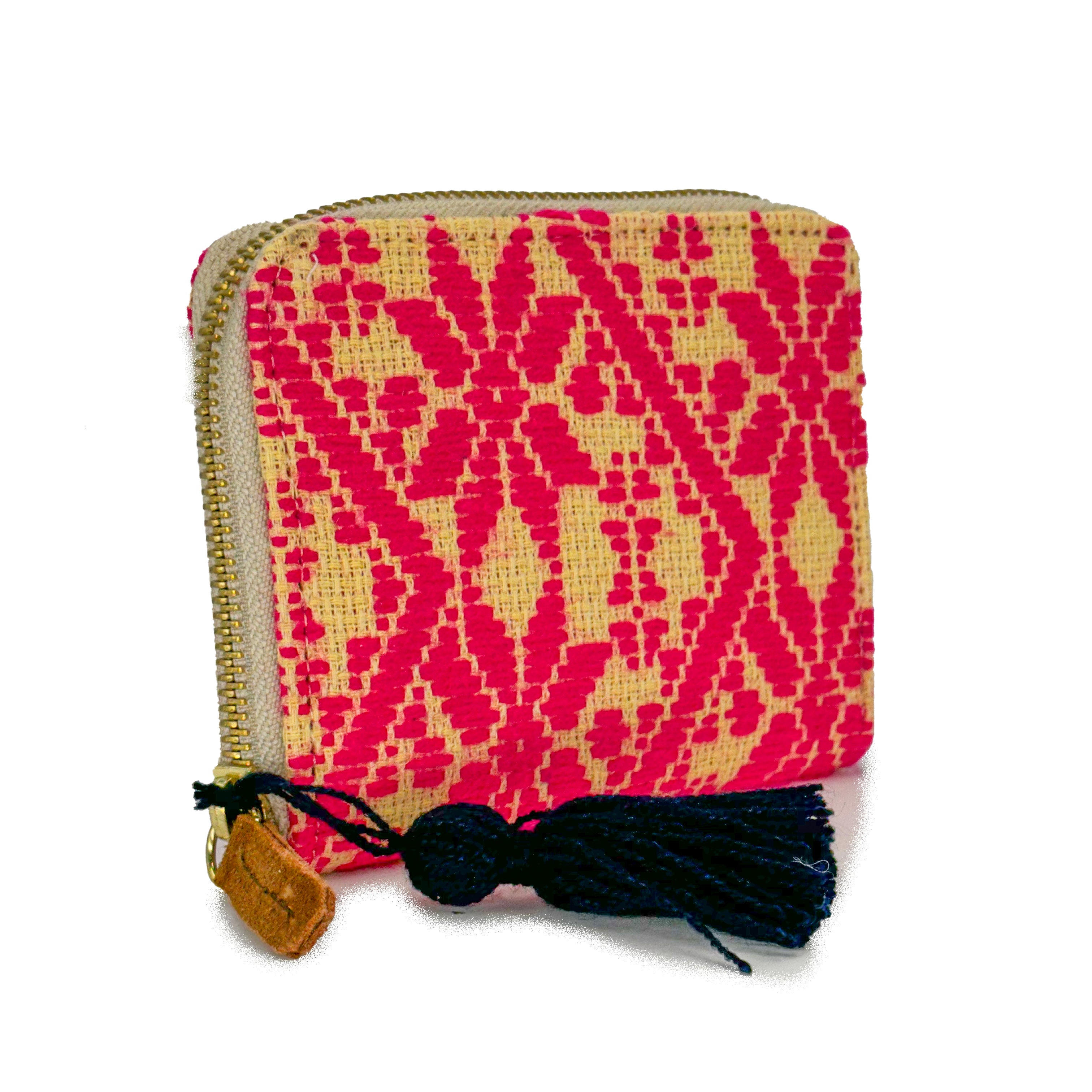 Cartera Bordado a mano "Matilde" – Rosa – Raízal