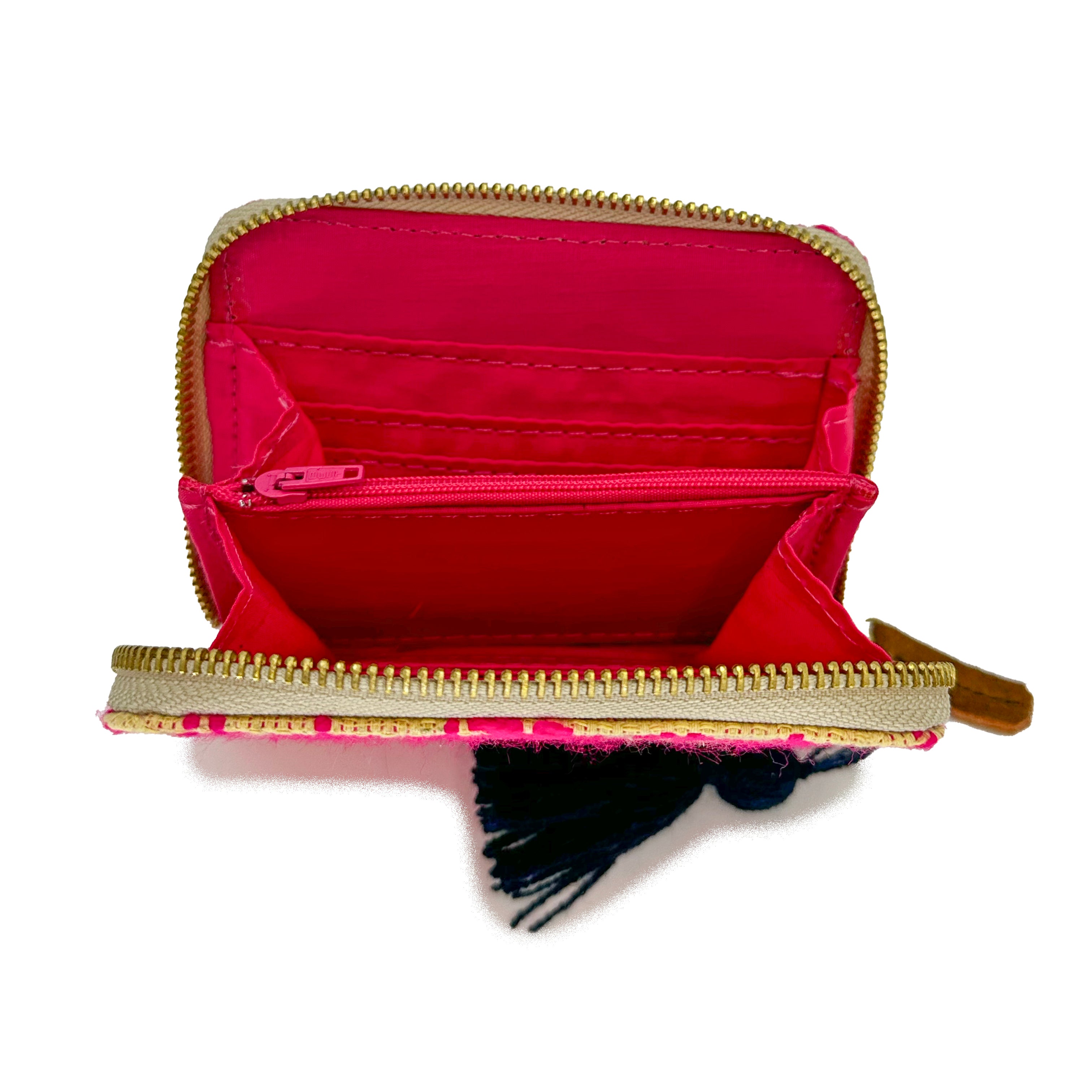 Cartera Bordado a mano "Matilde" – Rosa – Raízal