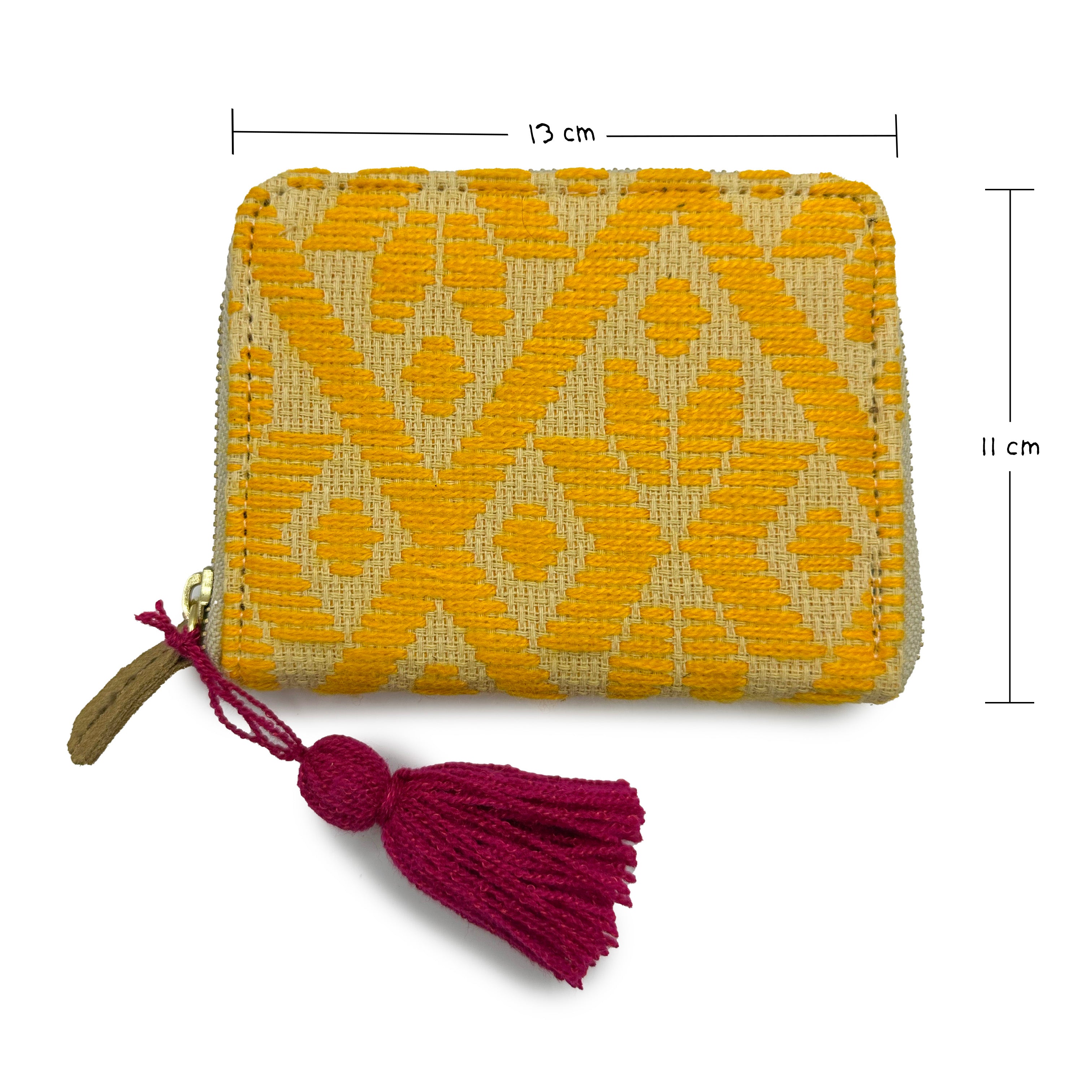 Cartera Bordado a mano "Matilde" – Amarillo – Raízal