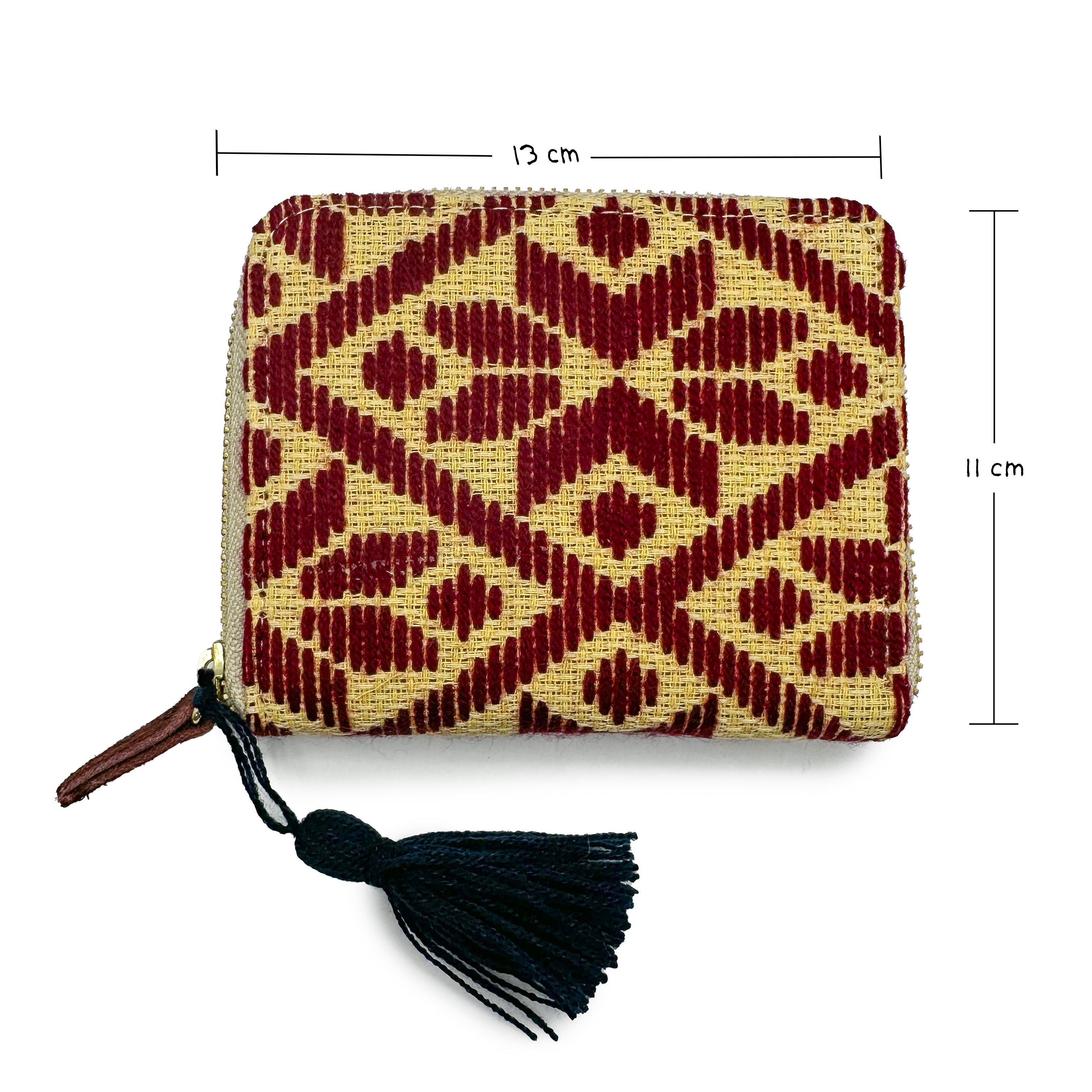 Cartera Bordado a mano "Matilde" – Rojo – Raízal