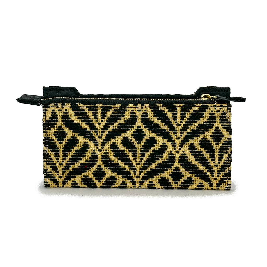 Cartera Bordado a mano "Ofelia" – Negro – Raízal