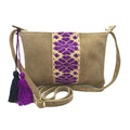 Crossbody Bordado a Mano "Vicenta" – Morado – Raízal