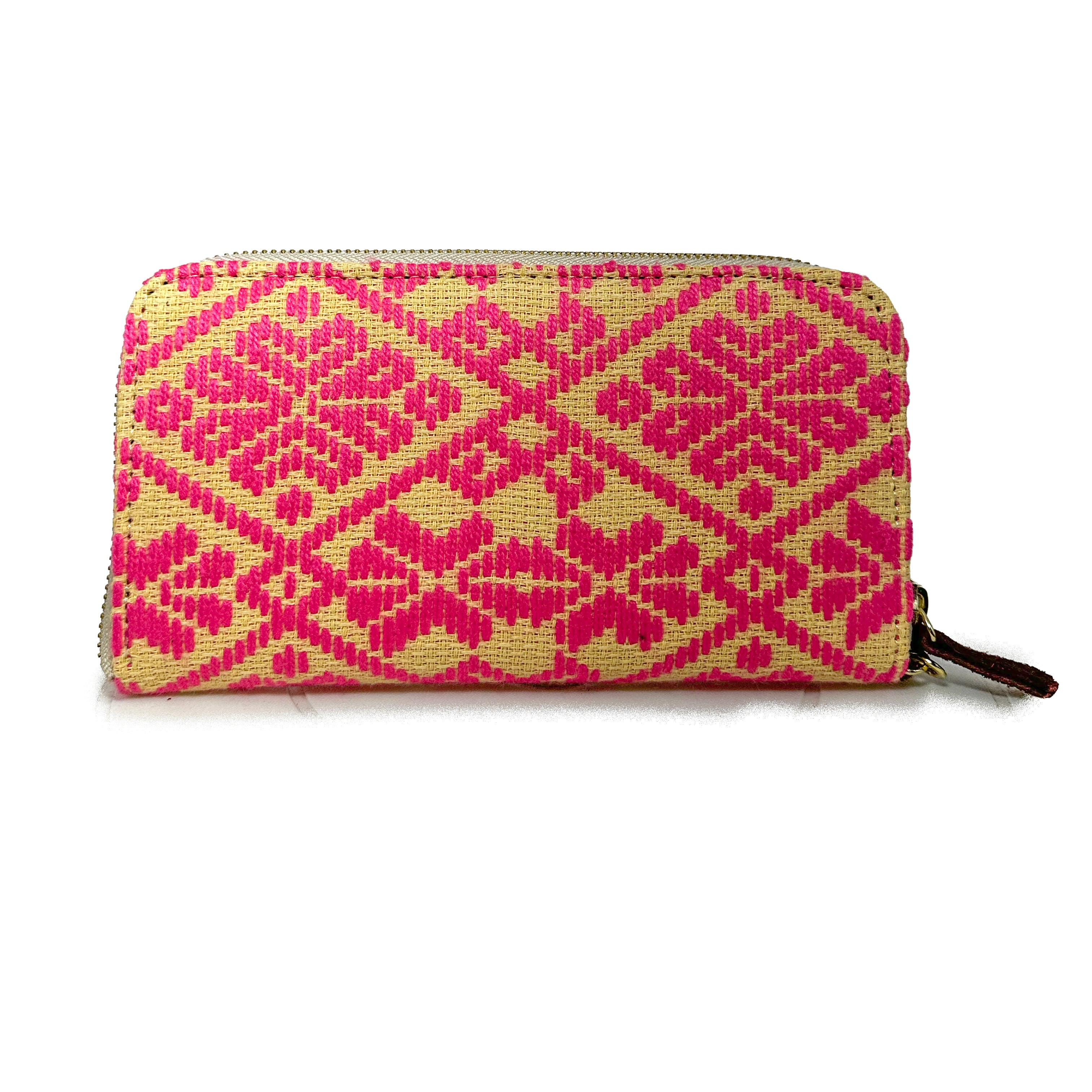Cartera Bordado a mano "Magdalena" – Rosa – Raízal