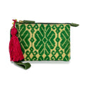 Muñequera Bordado a Mano "Rosario" – Verde – Raízal
