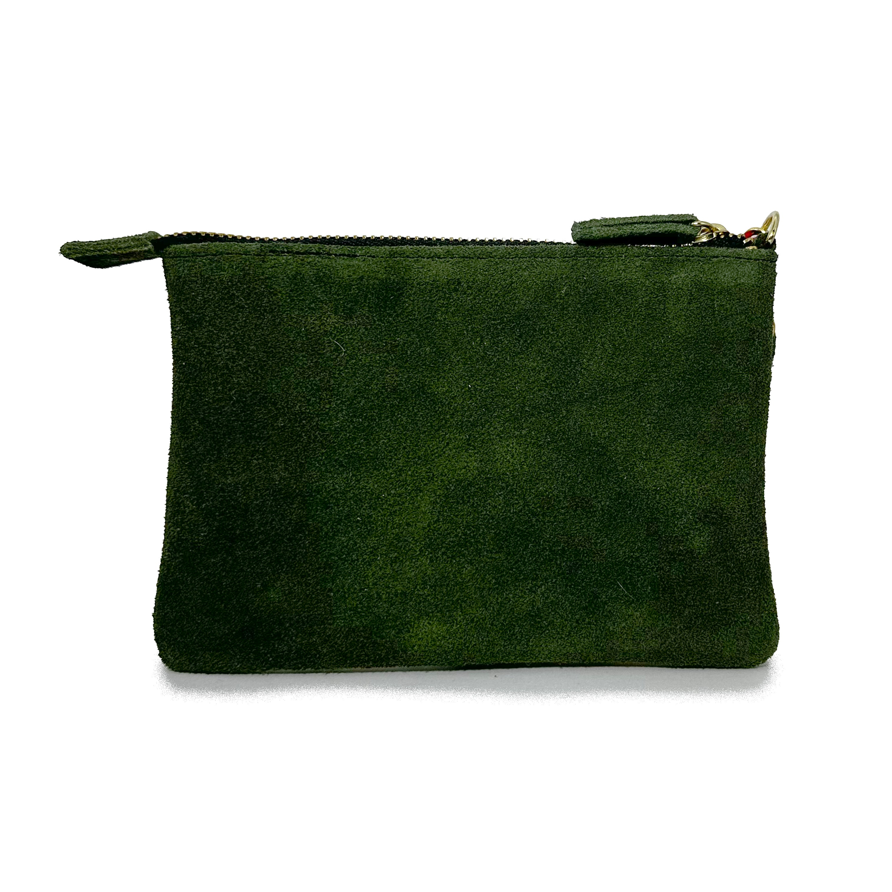 Muñequera Bordado a Mano "Rosario" – Verde – Raízal