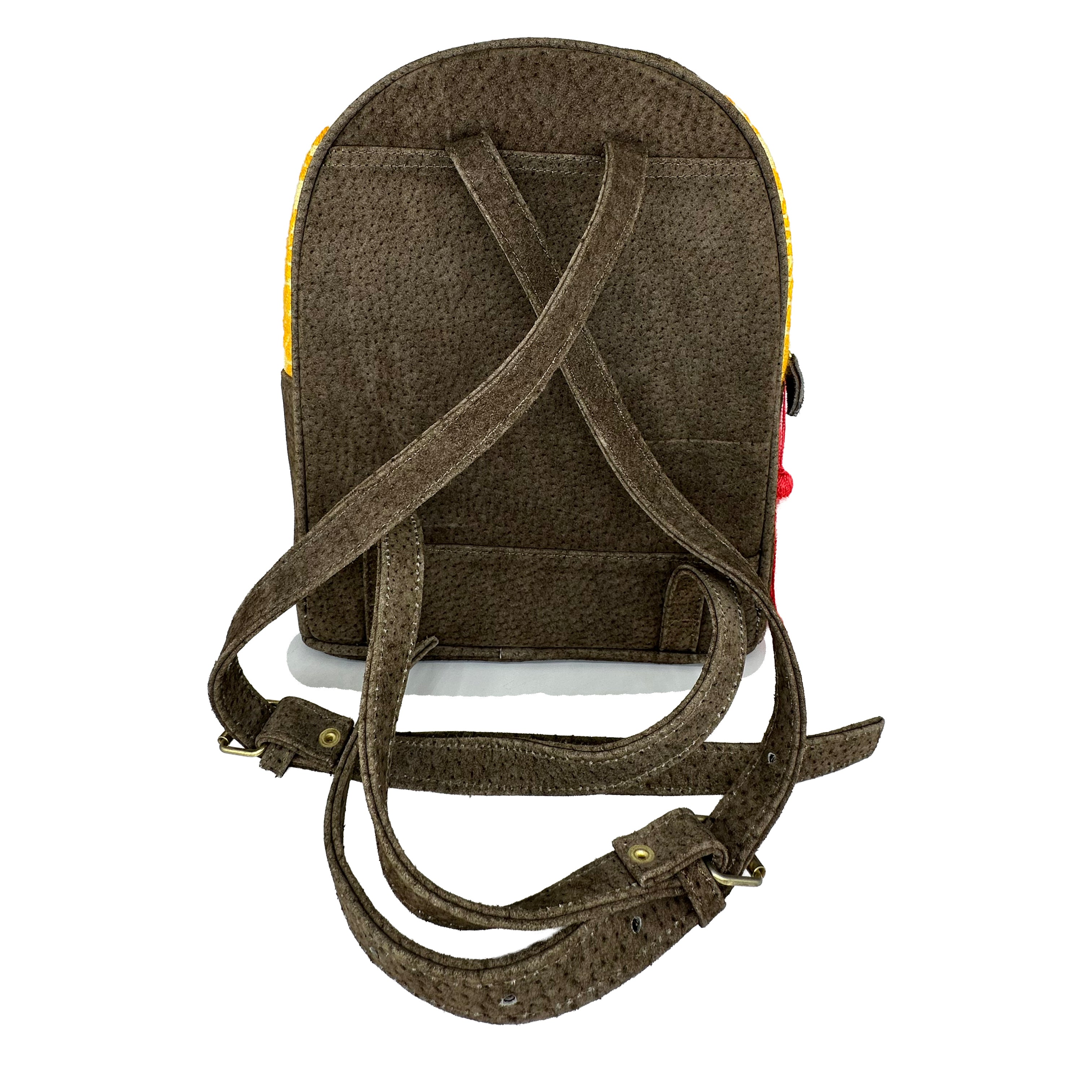 Mochila Bordado a mano "Luisa" – Amarillo – Raízal