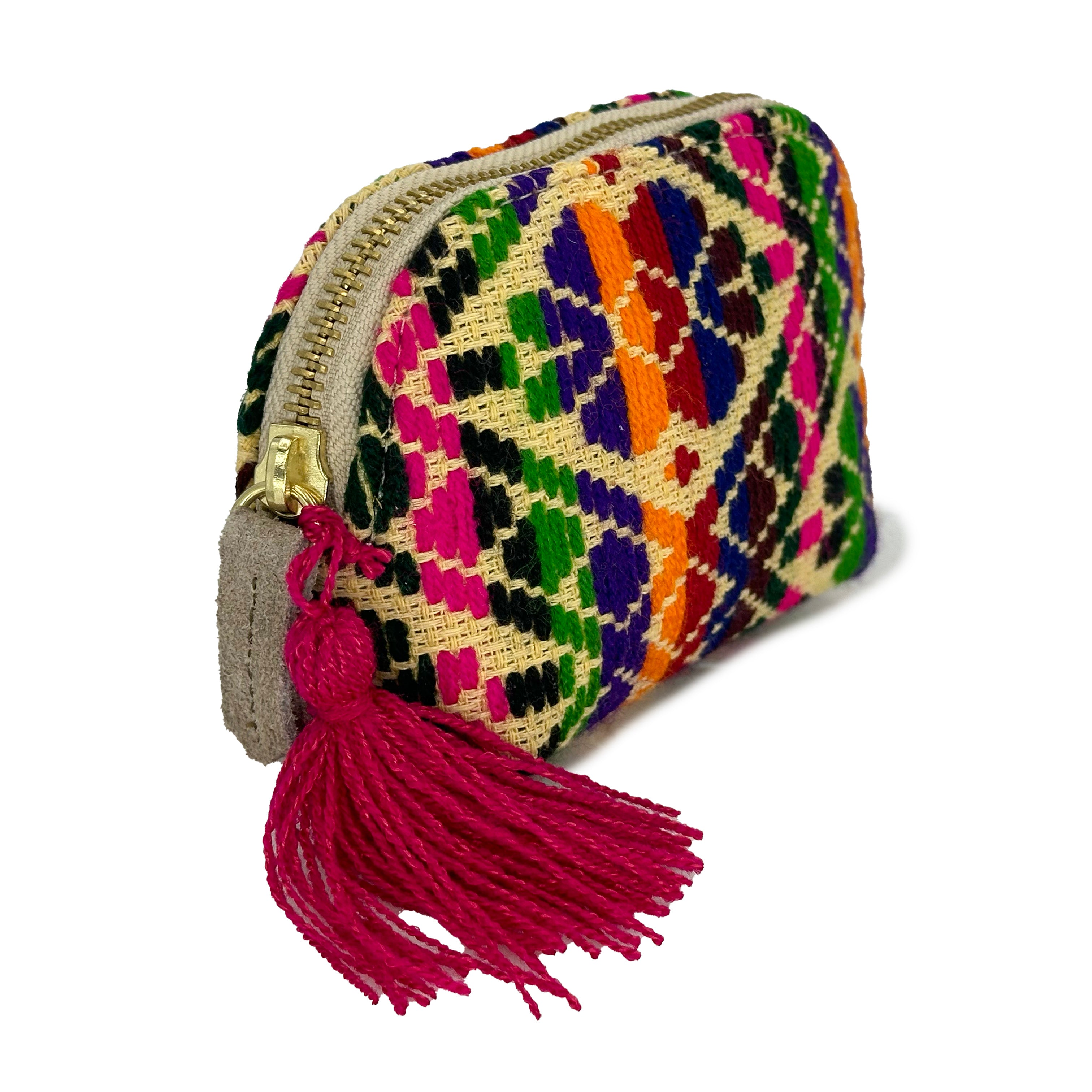 Monedero Bordado a Mano "Ernestina" – Multicolor – Raízal