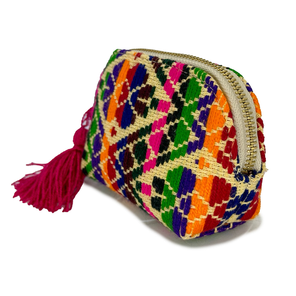 Monedero Bordado a Mano "Ernestina" – Multicolor – Raízal