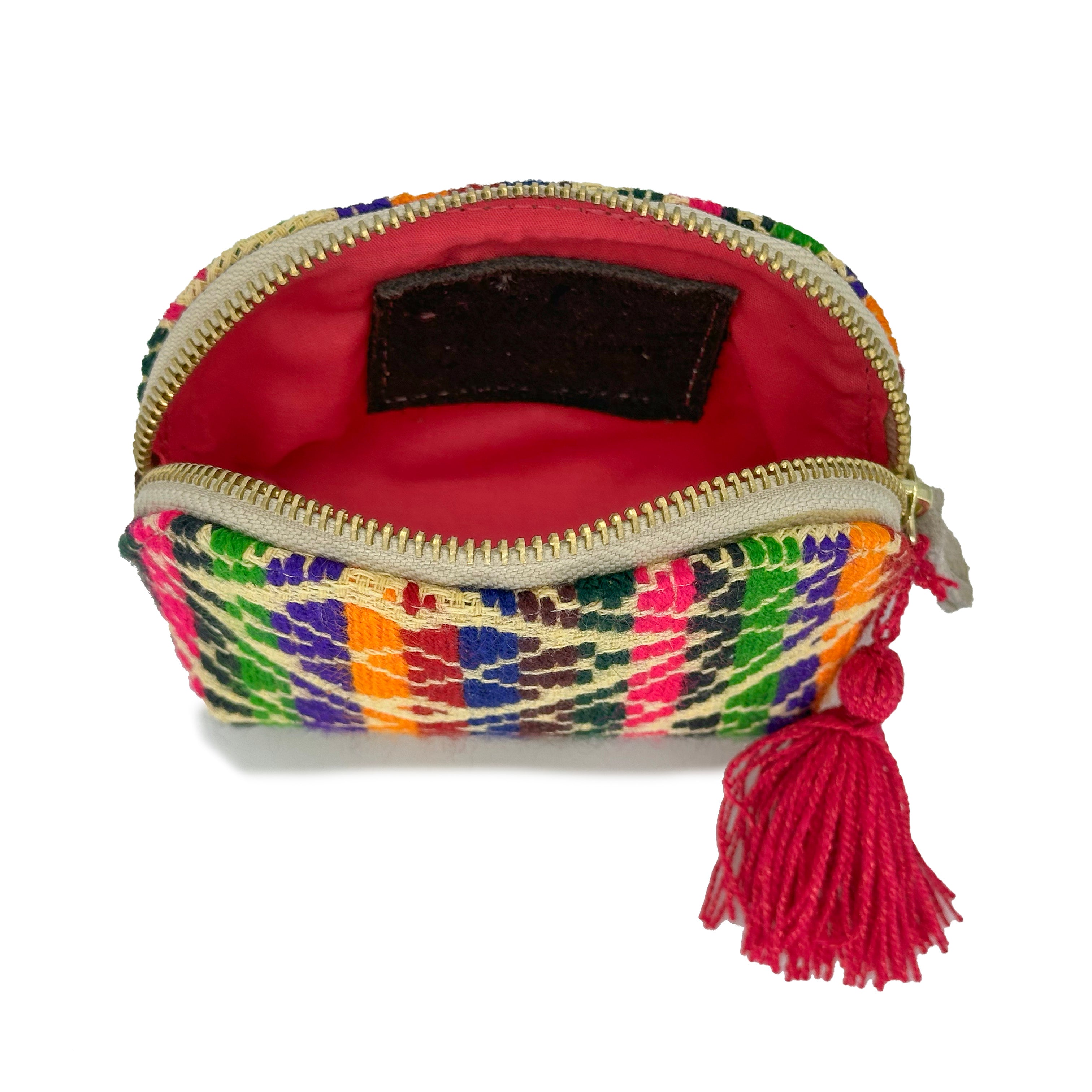 Monedero Bordado a Mano "Ernestina" – Multicolor – Raízal