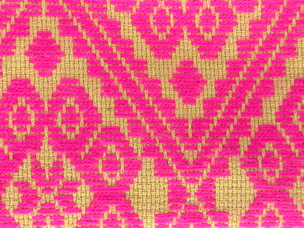 Muñequera Bordado a Mano "Rosario" – Rosa – Raízal