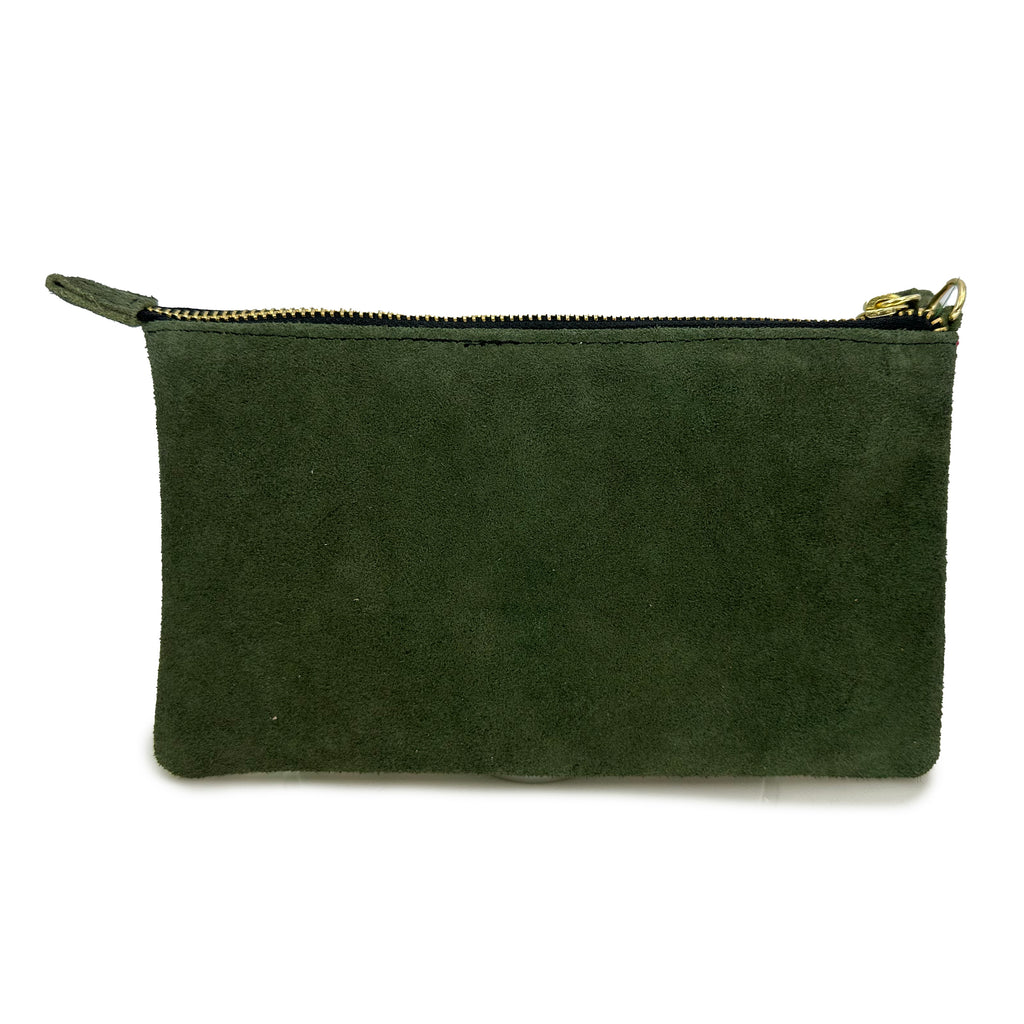 Muñequera Bordado a Mano "Erika" – Verde – Raízal