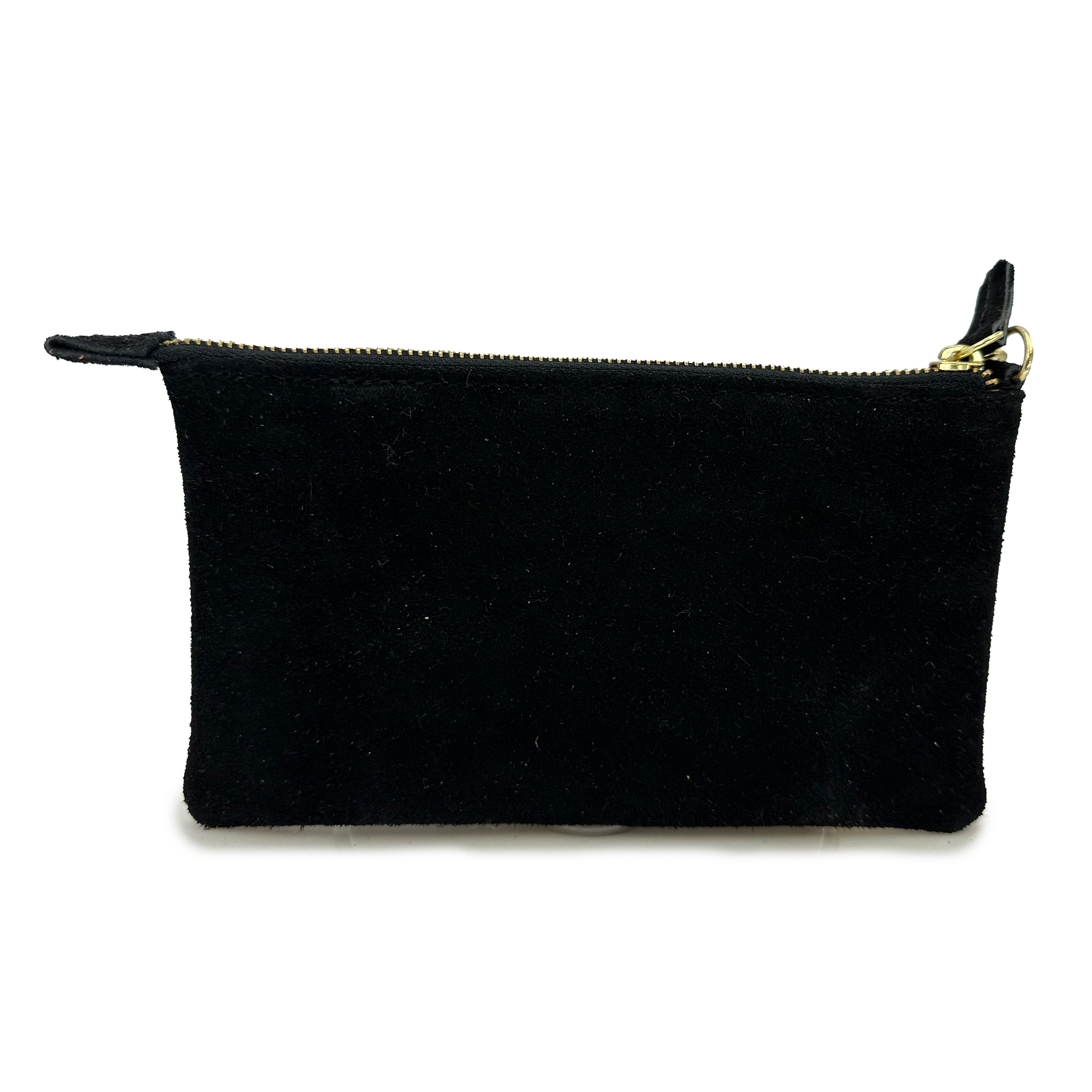 Muñequera Bordado a Mano "Erika" – Negro – Raízal