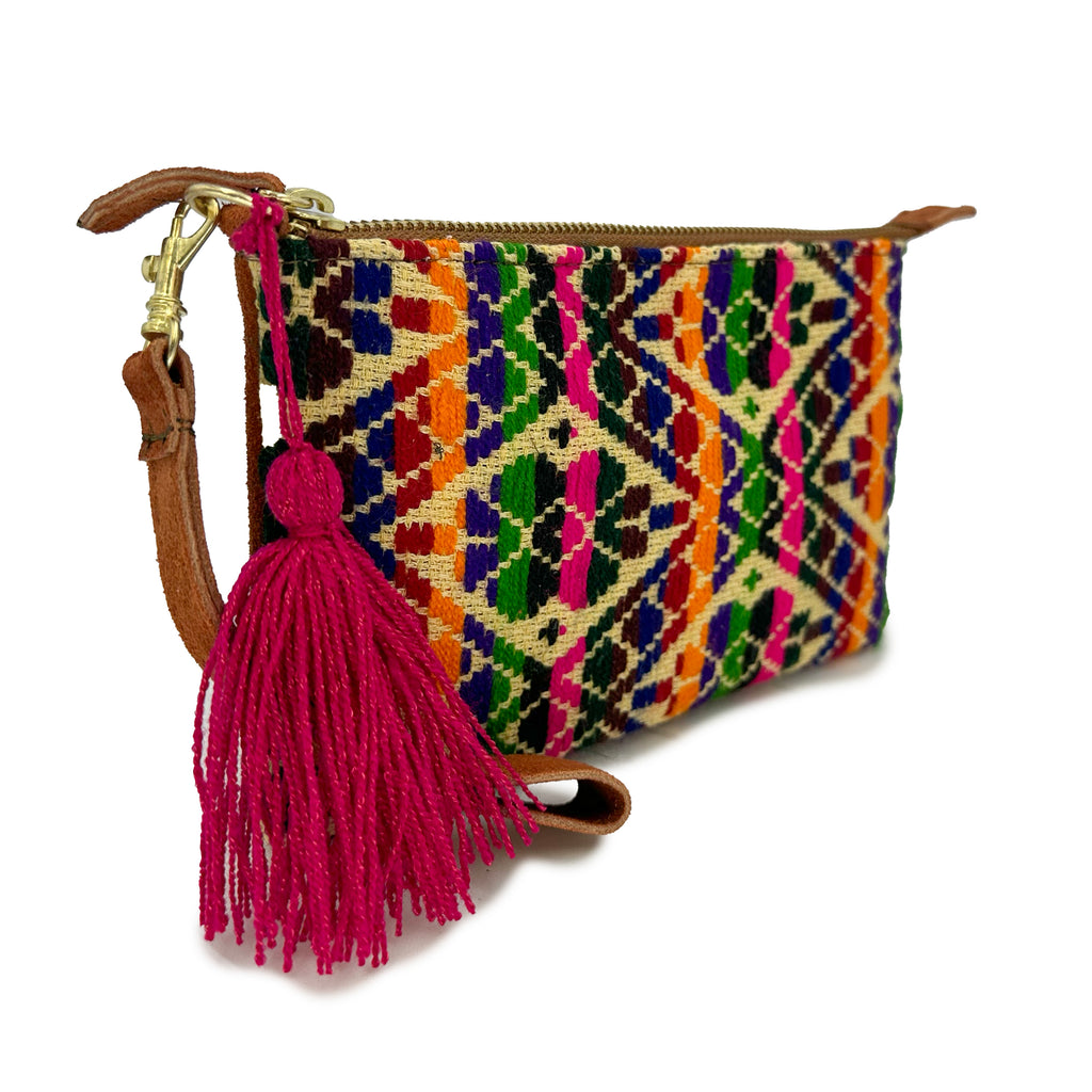 Muñequera Bordado a Mano "Erika" – Multicolor – Raízal