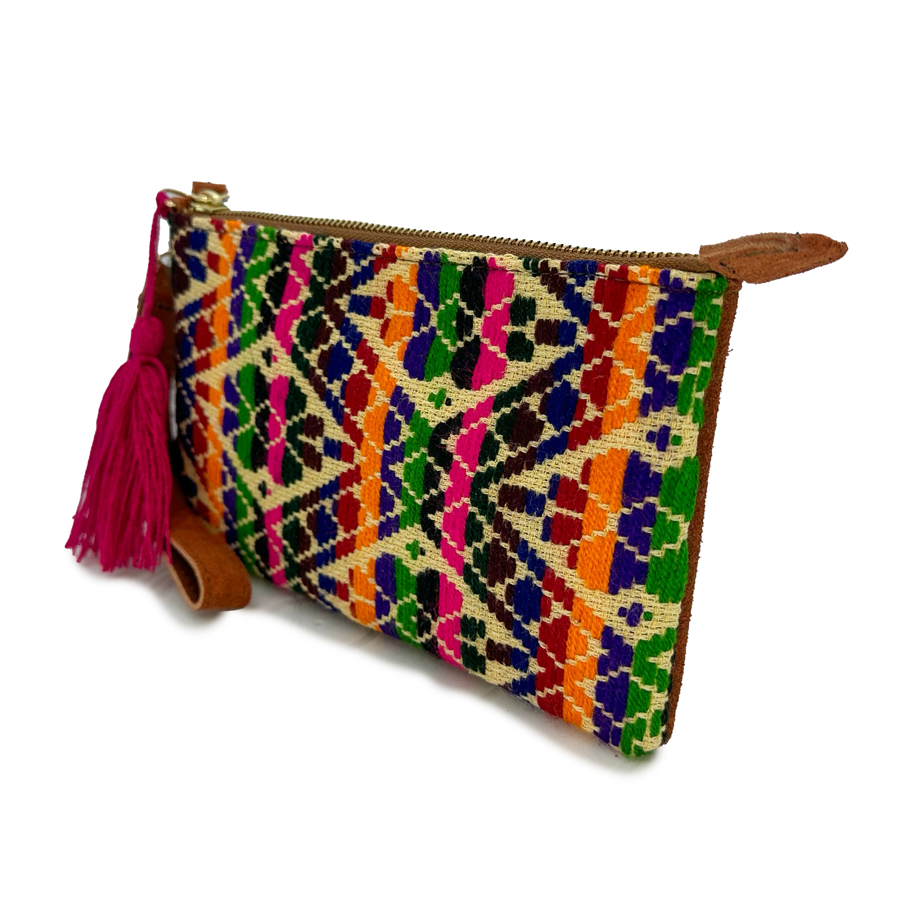 Muñequera Bordado a Mano "Erika" – Multicolor – Raízal