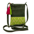 Crossbody Bordado a Mano "Angélica" – Verde – Raízal