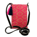 Crossbody Bordado a Mano "Angélica" – Rosa – Raízal