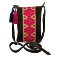 Crossbody Bordado a Mano "Angélica" – Rosa – Raízal