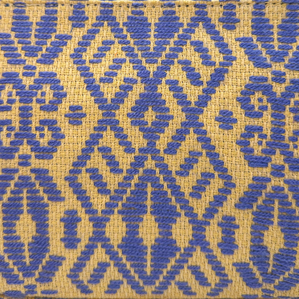 Cosmetiquera Bordado a mano "Cecilia" – Azul – Raízal