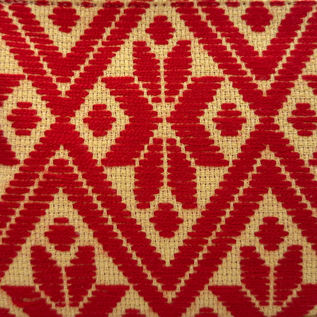 Cosmetiquera Bordado a mano "Cecilia" – Roja – Raízal