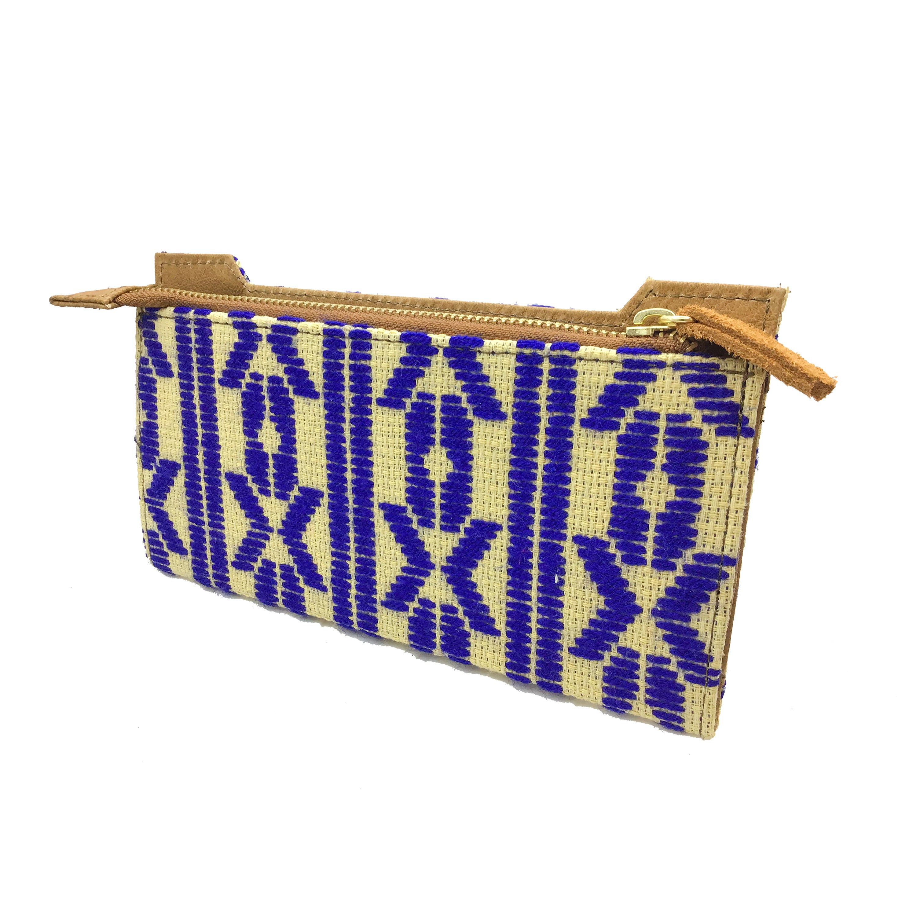 Cartera Bordado a mano "Ofelia" – Azul – Raízal