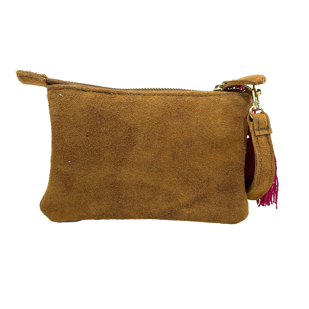 Muñequera Bordado a Mano "Rosario" – Multicolor – Raízal