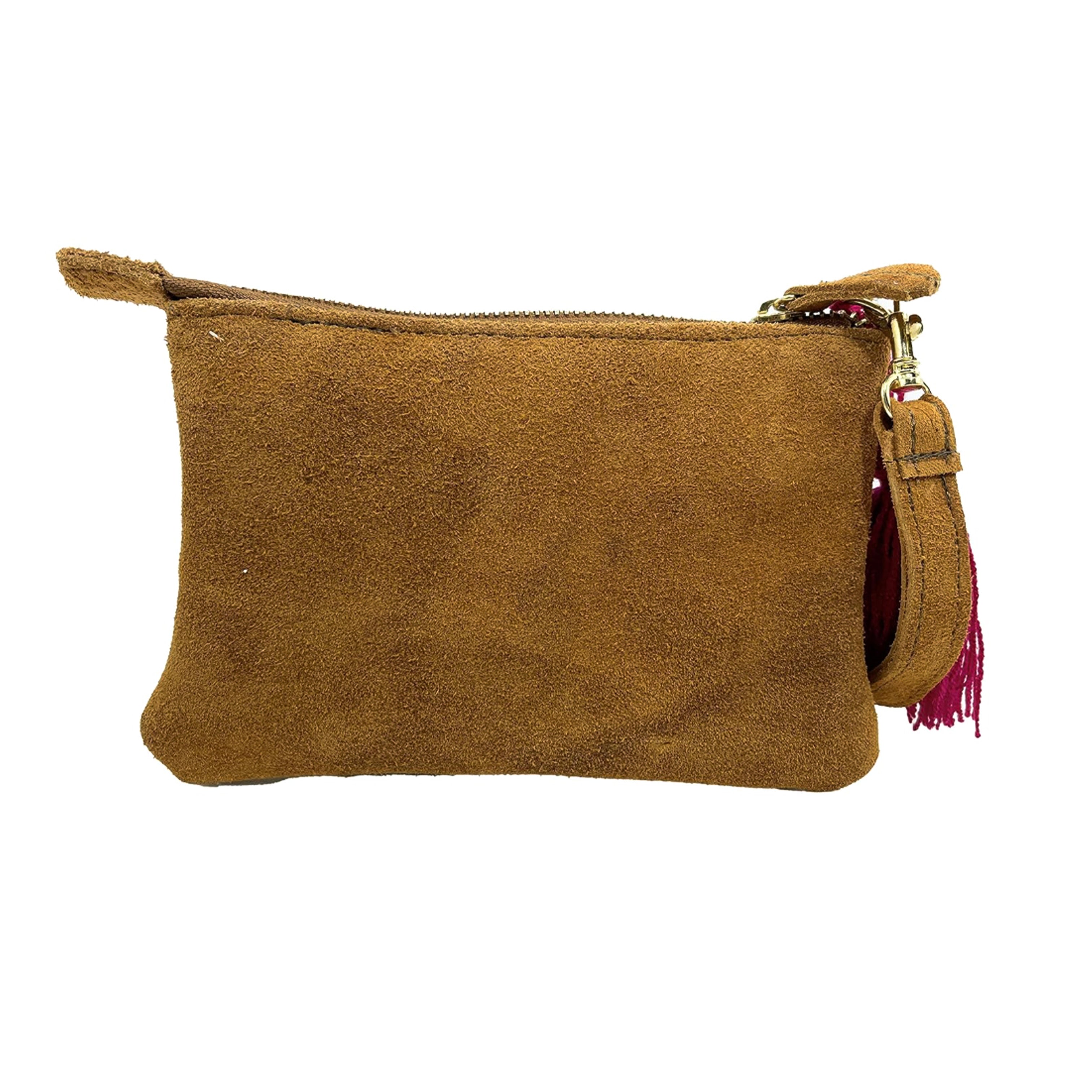 Muñequera Bordado a Mano "Rosario" – Multicolor – Raízal