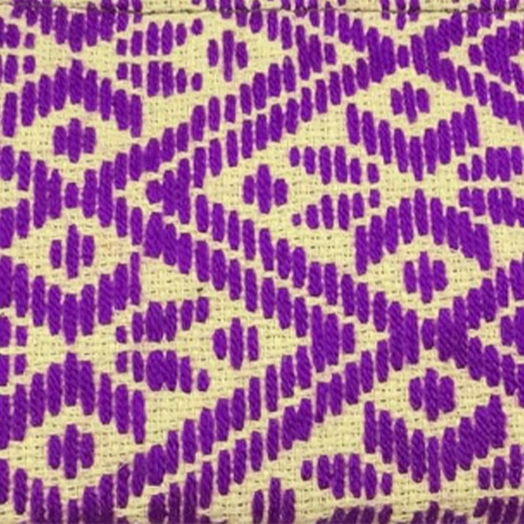 Muñequera Bordado a Mano "Rosario" – Morado – Raízal