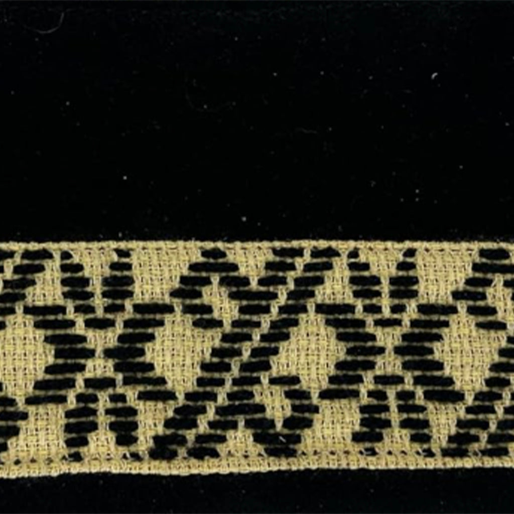 Muñequera Bordado a Mano "Rosario" – Negro – Raízal