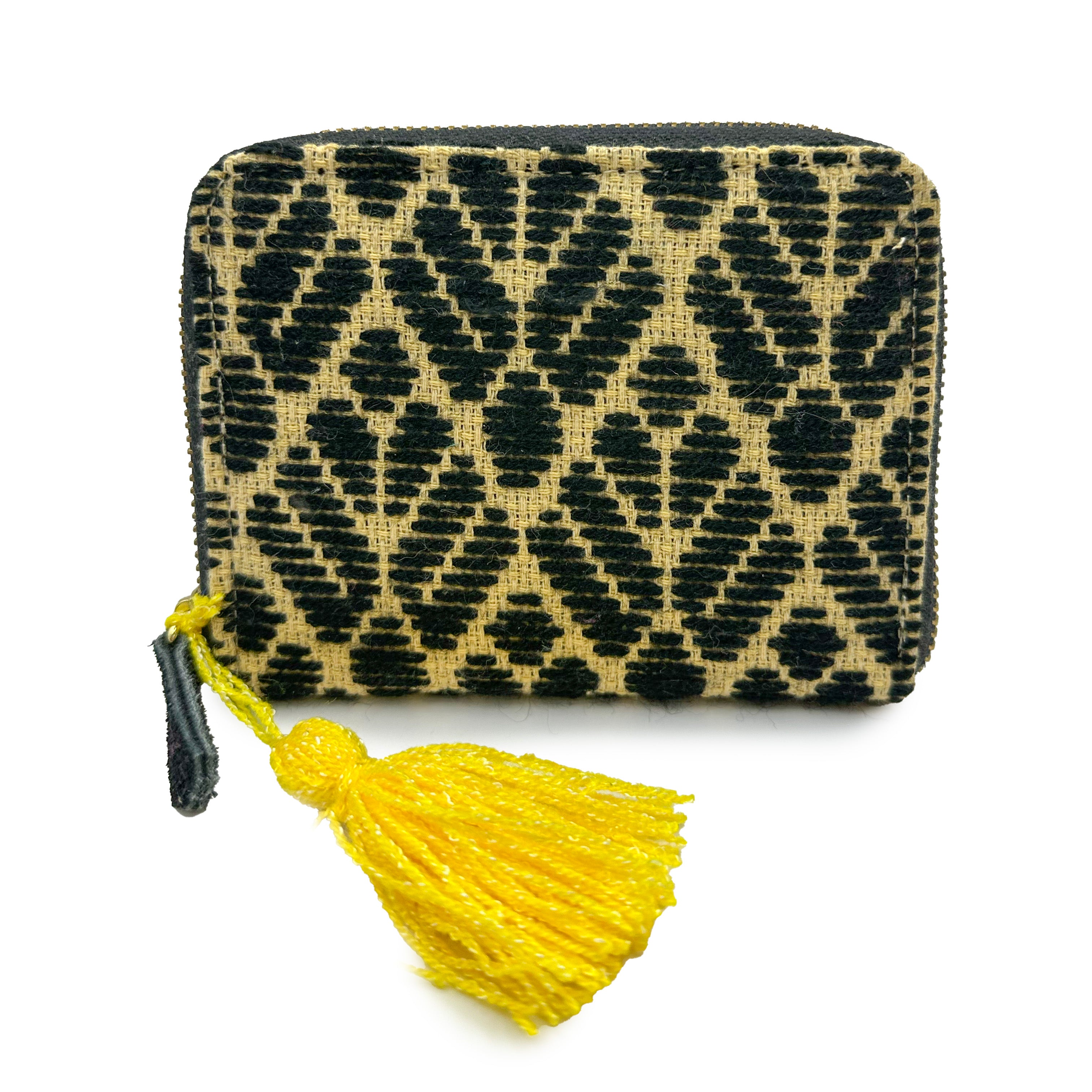 Cartera Bordado a mano "Matilde" – Negro – Raízal
