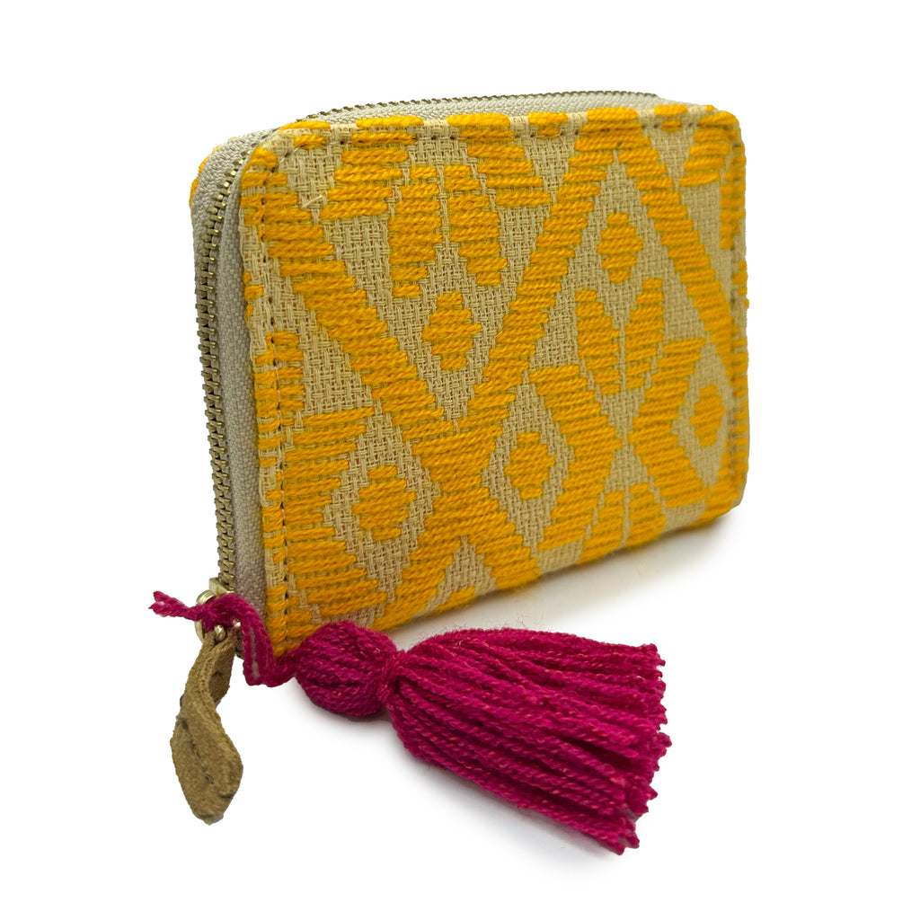 Cartera Bordado a mano "Matilde" – Amarillo – Raízal