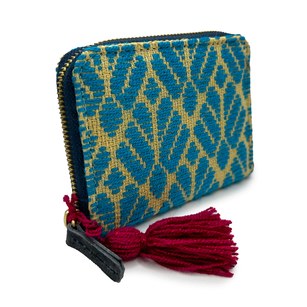 Cartera Bordado a mano "Matilde" – Azul – Raízal
