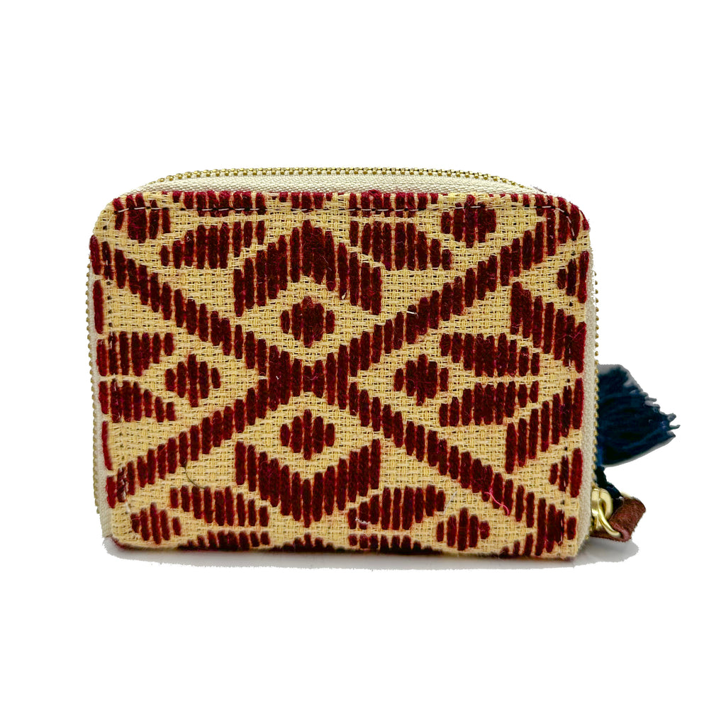 Cartera Bordado a mano "Matilde" – Rojo – Raízal