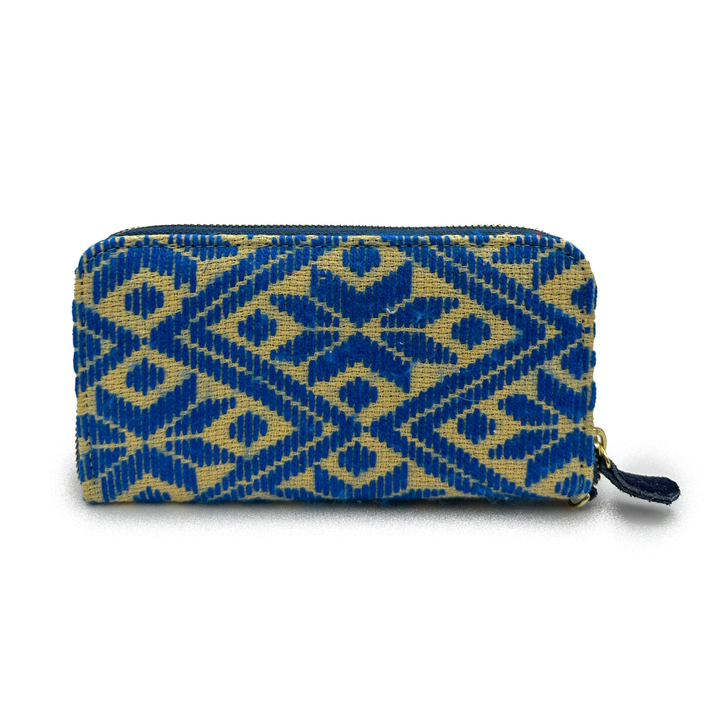 Cartera Bordado a mano "Magdalena" – Azul – Raízal