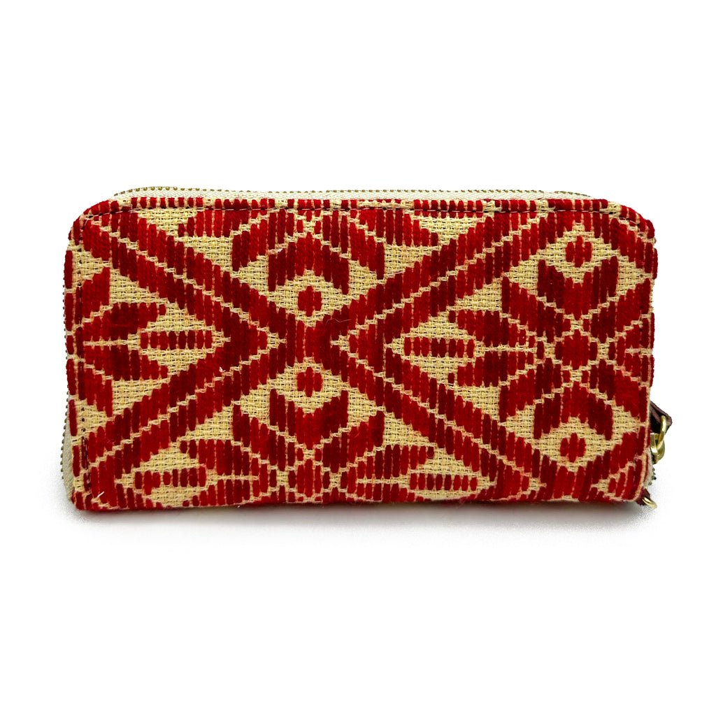 Cartera Bordado a mano "Magdalena" – Rojo – Raízal
