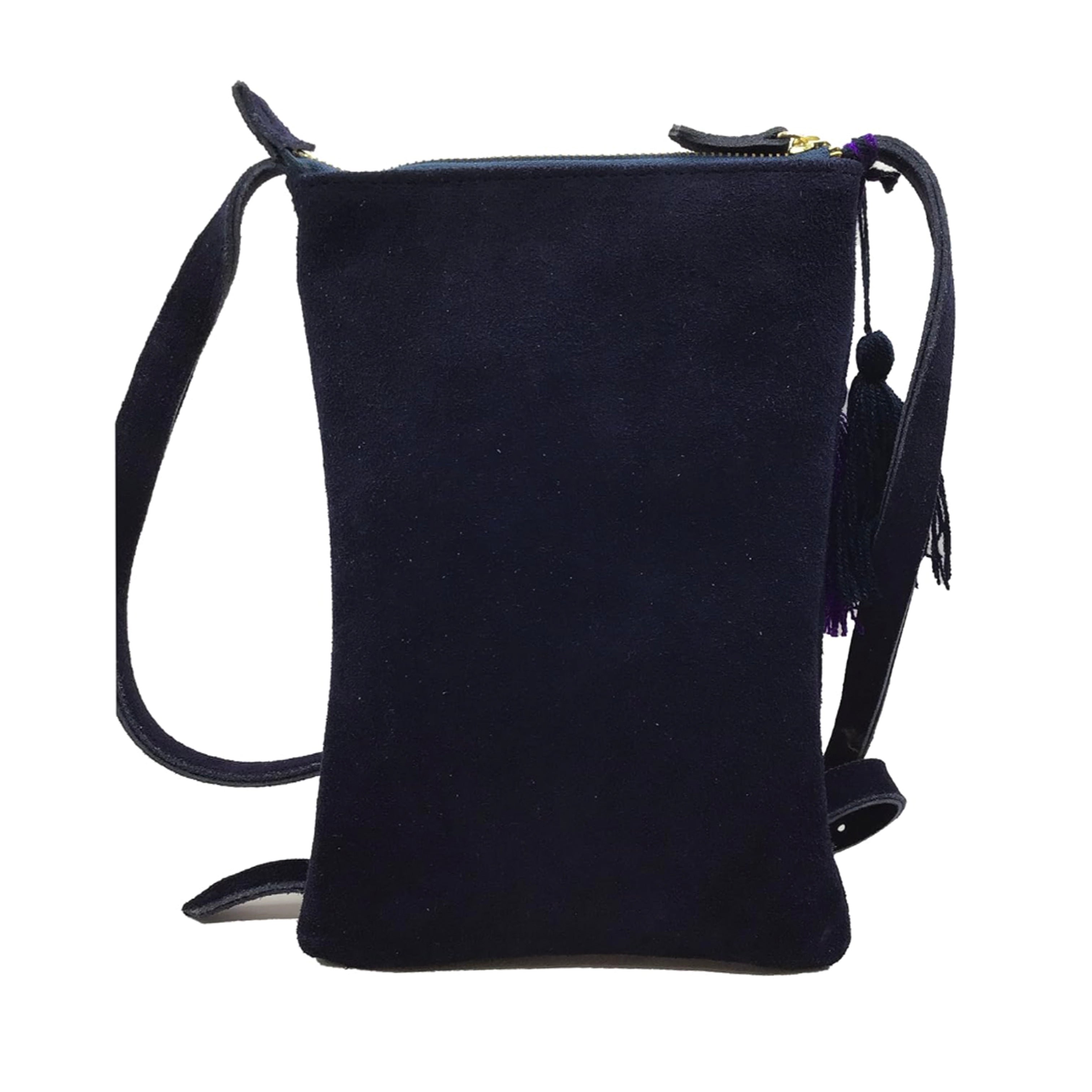 Crossbody Bordado a Mano "Angélica" – Morado – Raízal