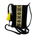 Crossbody Bordado a Mano "Angélica" – Negro – Raízal
