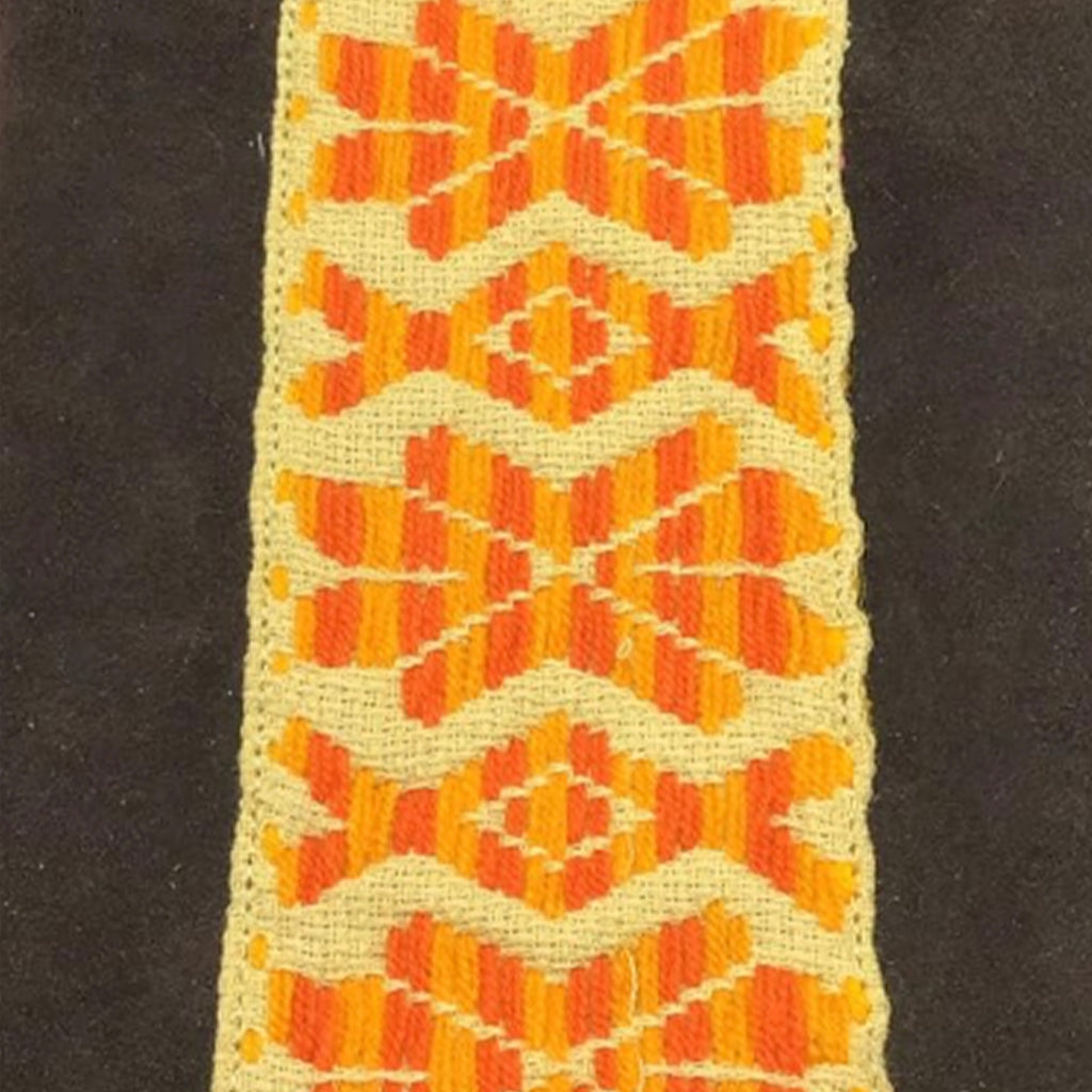 Crossbody Bordado a Mano "Angélica" – Naranja – Raízal
