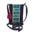 Crossbody Bordado a Mano "Angélica" – Azul – Raízal