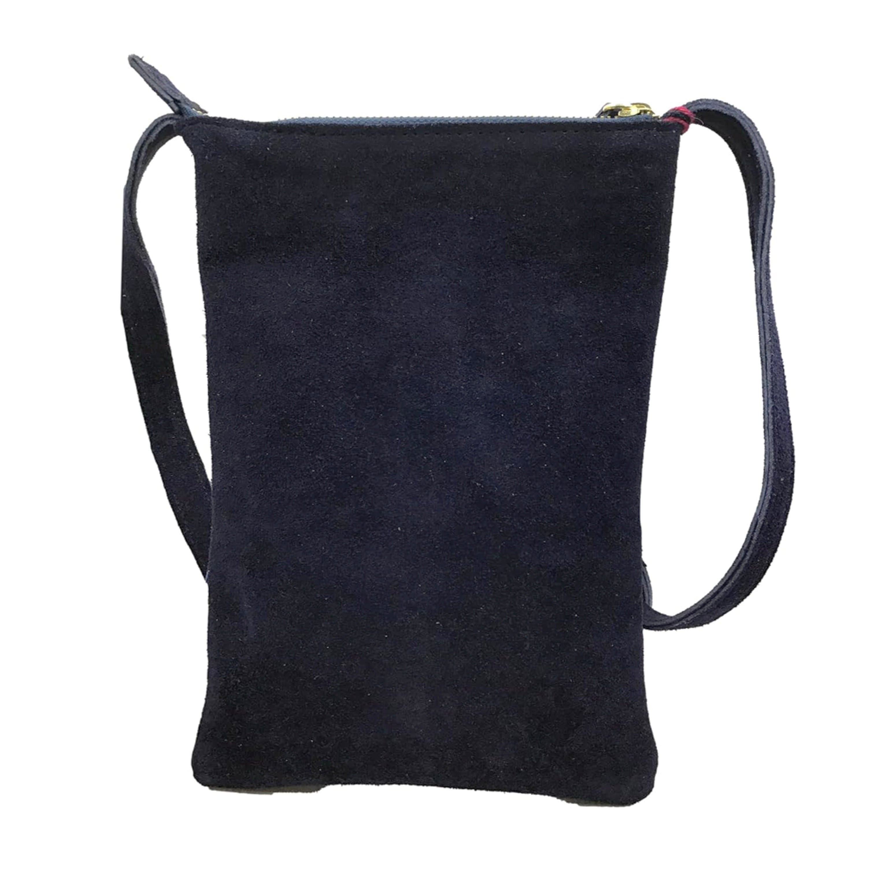 Crossbody Bordado a Mano "Angélica" – Azul – Raízal