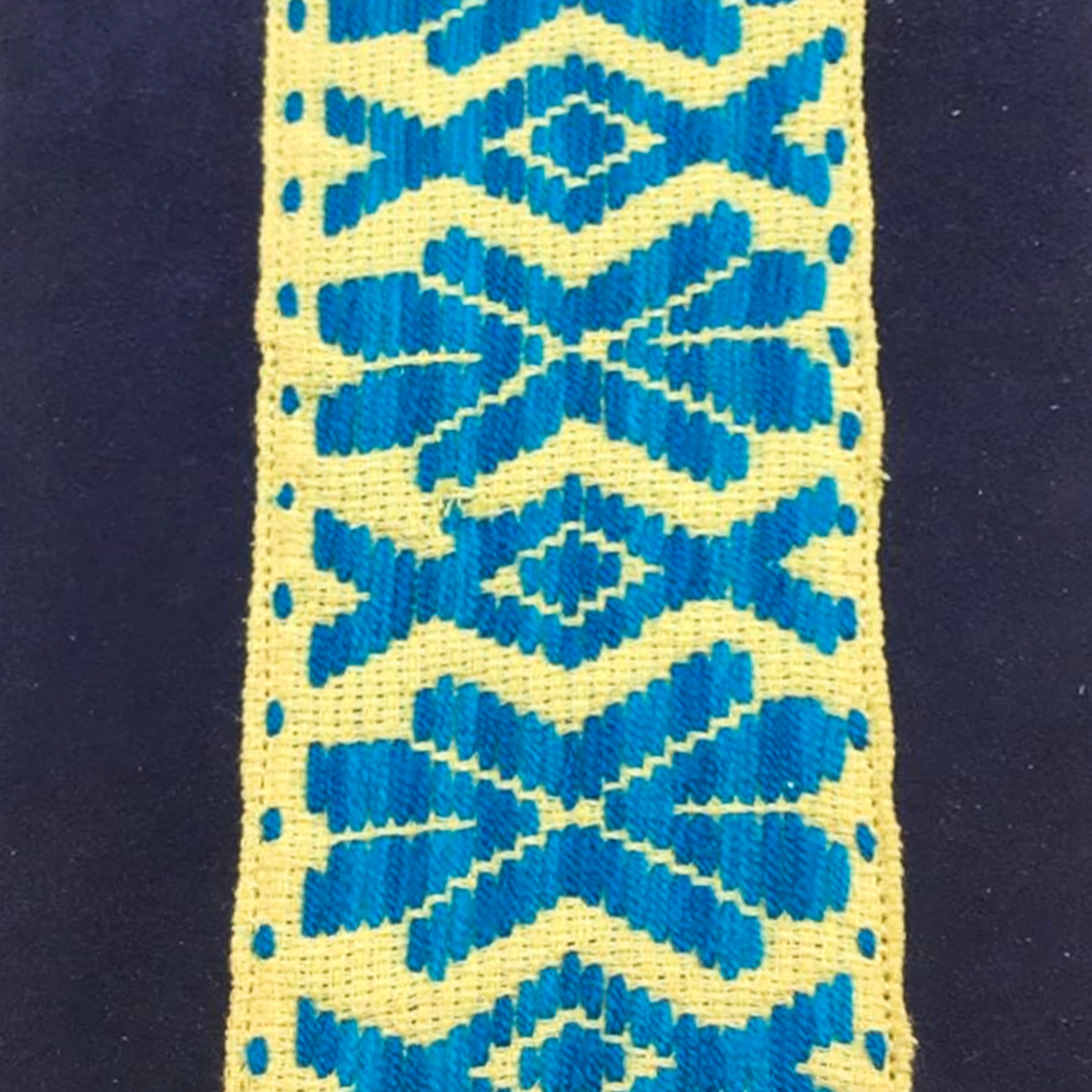 Crossbody Bordado a Mano "Angélica" – Azul – Raízal