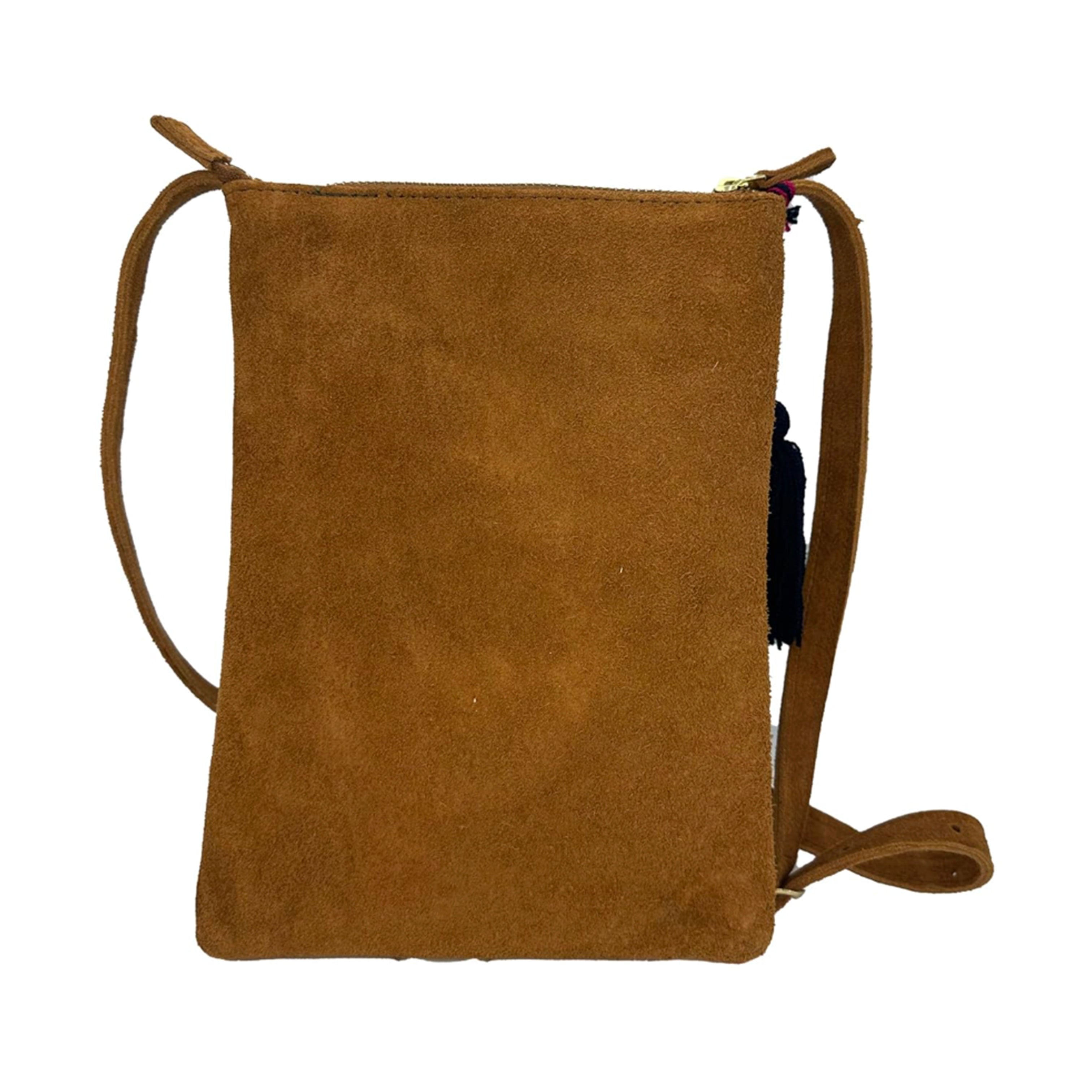 Crossbody Bordado a Mano "Angélica" – Multicolor – Raízal