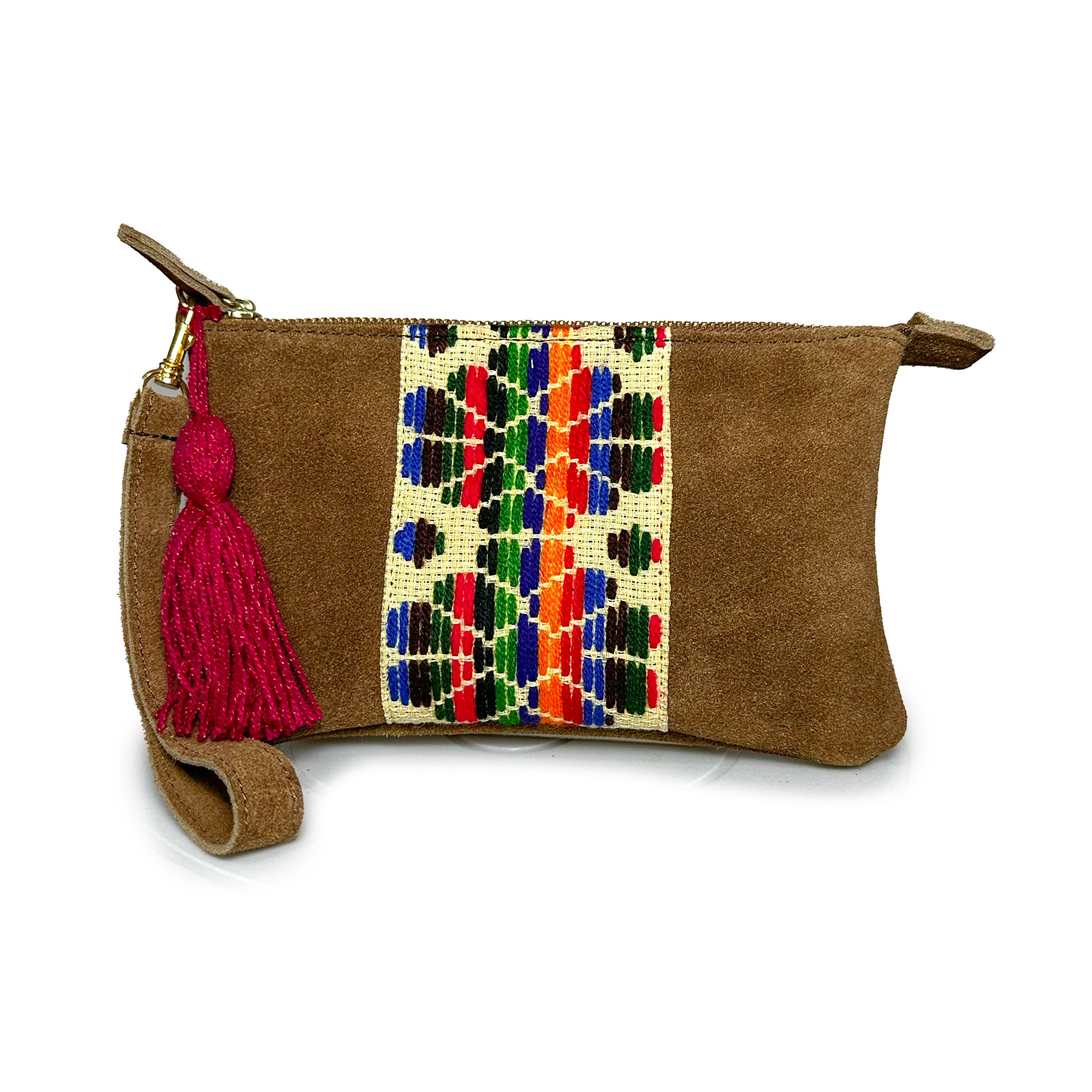 Muñequera Bordado a Mano "Erika" – Multicolor – Raízal