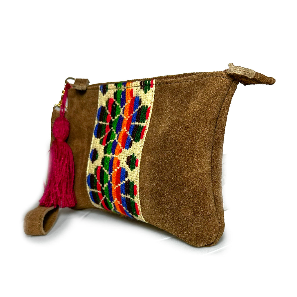 Muñequera Bordado a Mano "Erika" – Multicolor – Raízal