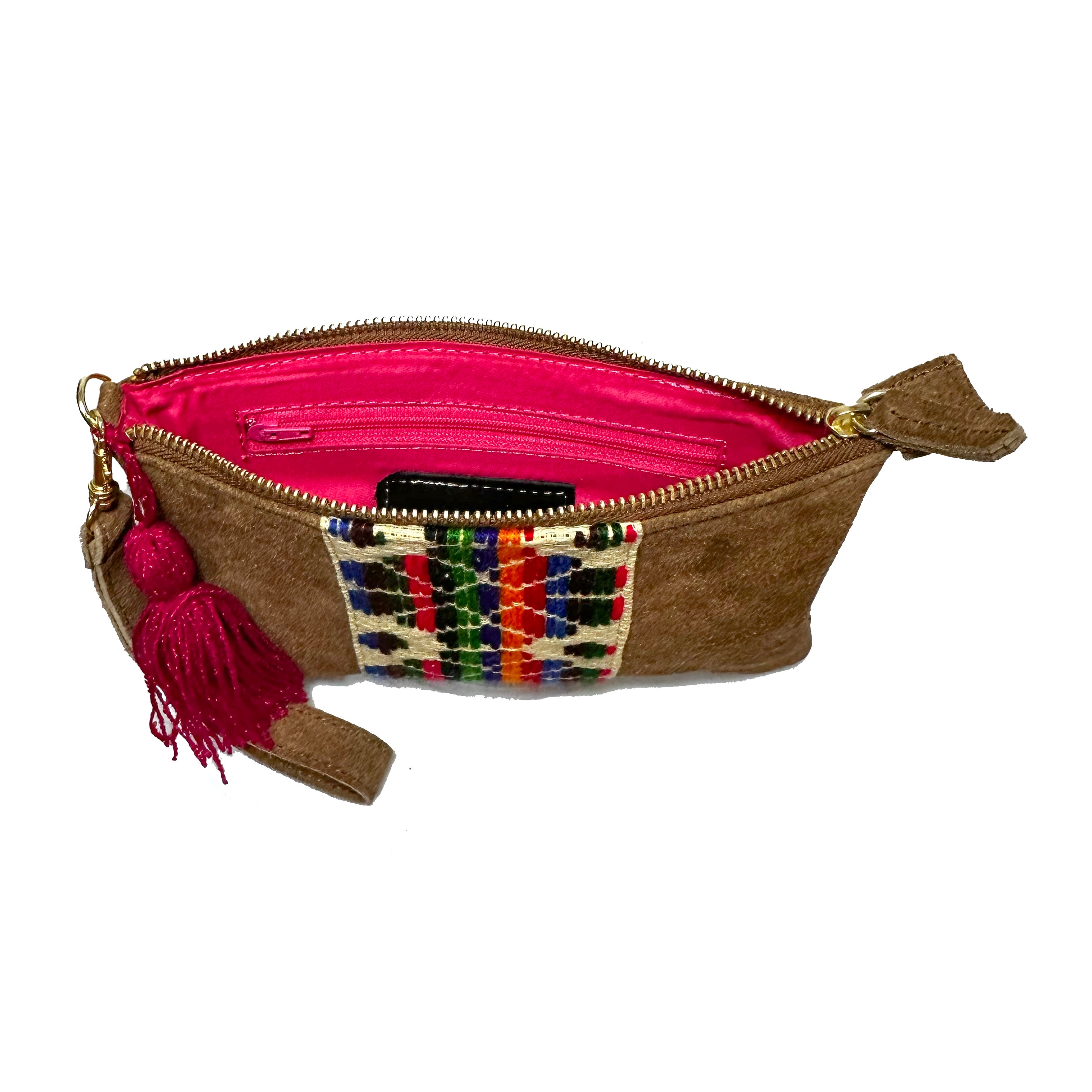Muñequera Bordado a Mano "Erika" – Multicolor – Raízal