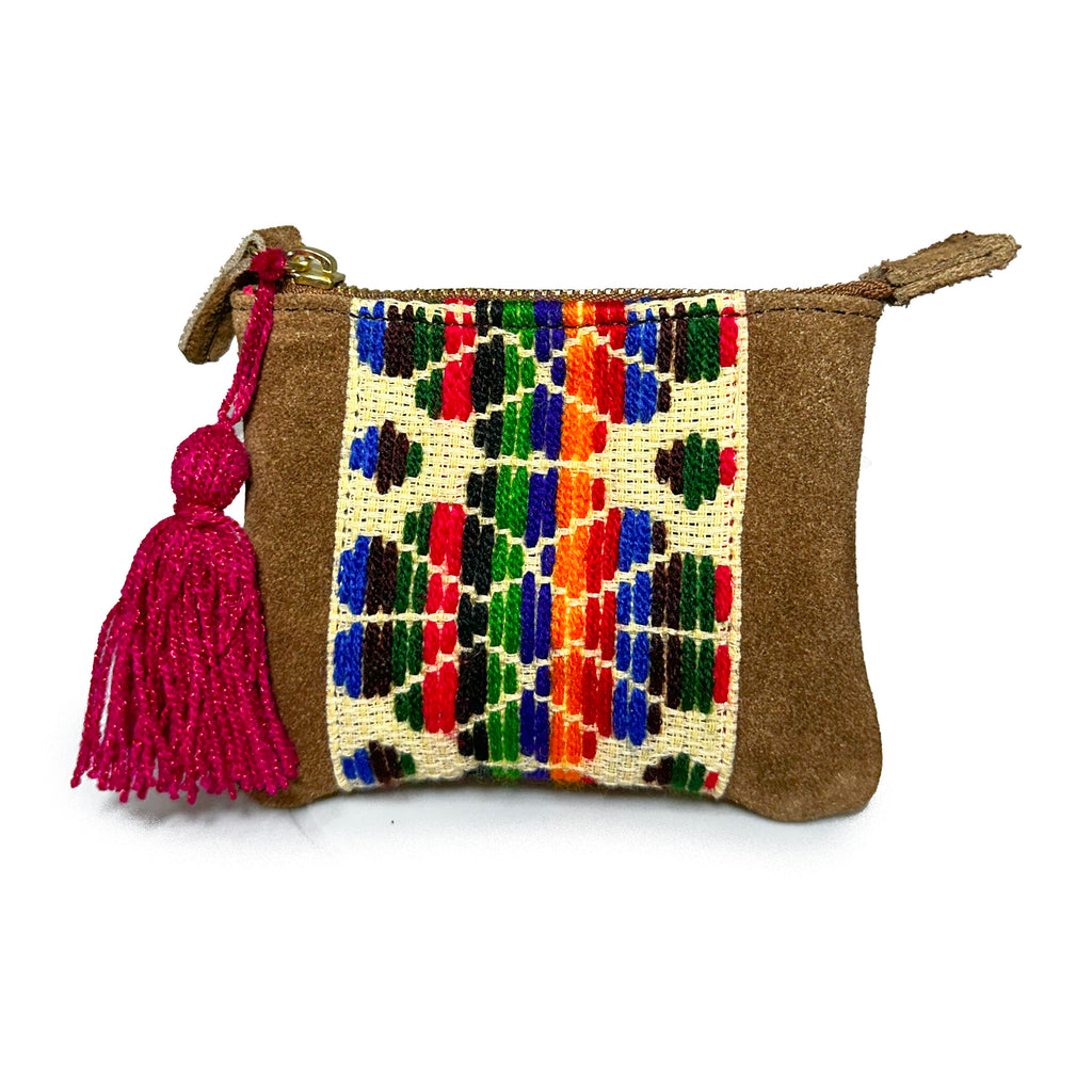 Monedero Bordado a Mano "Elisa" – Multicolor – Raízal