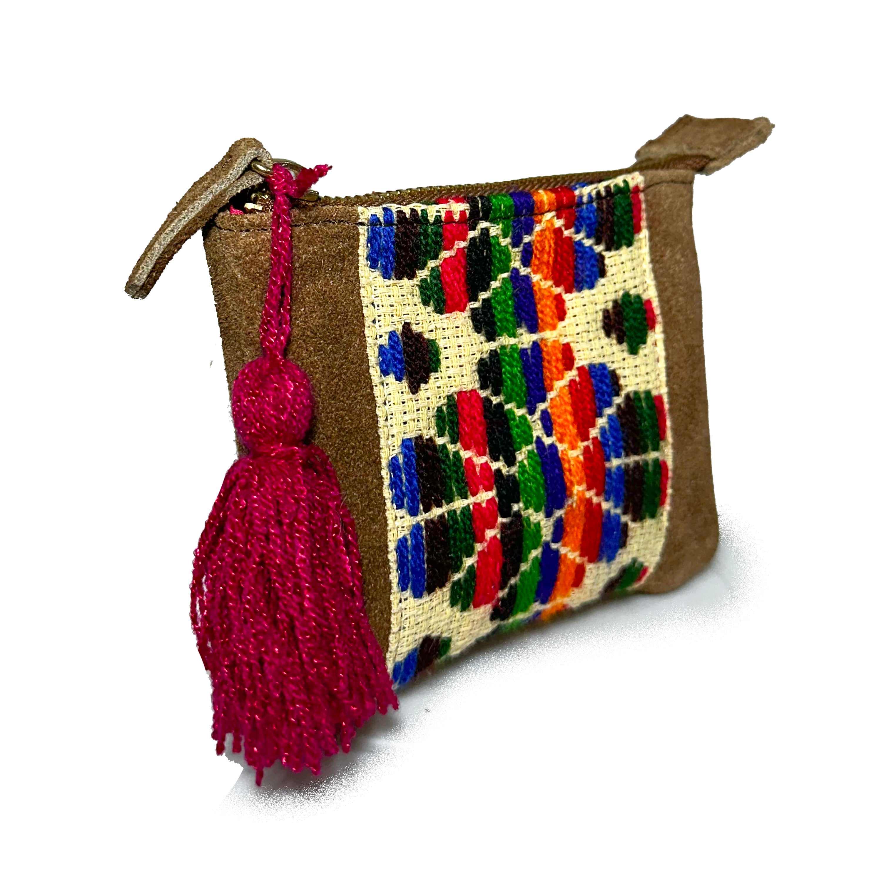Monedero Bordado a Mano "Elisa" – Multicolor – Raízal