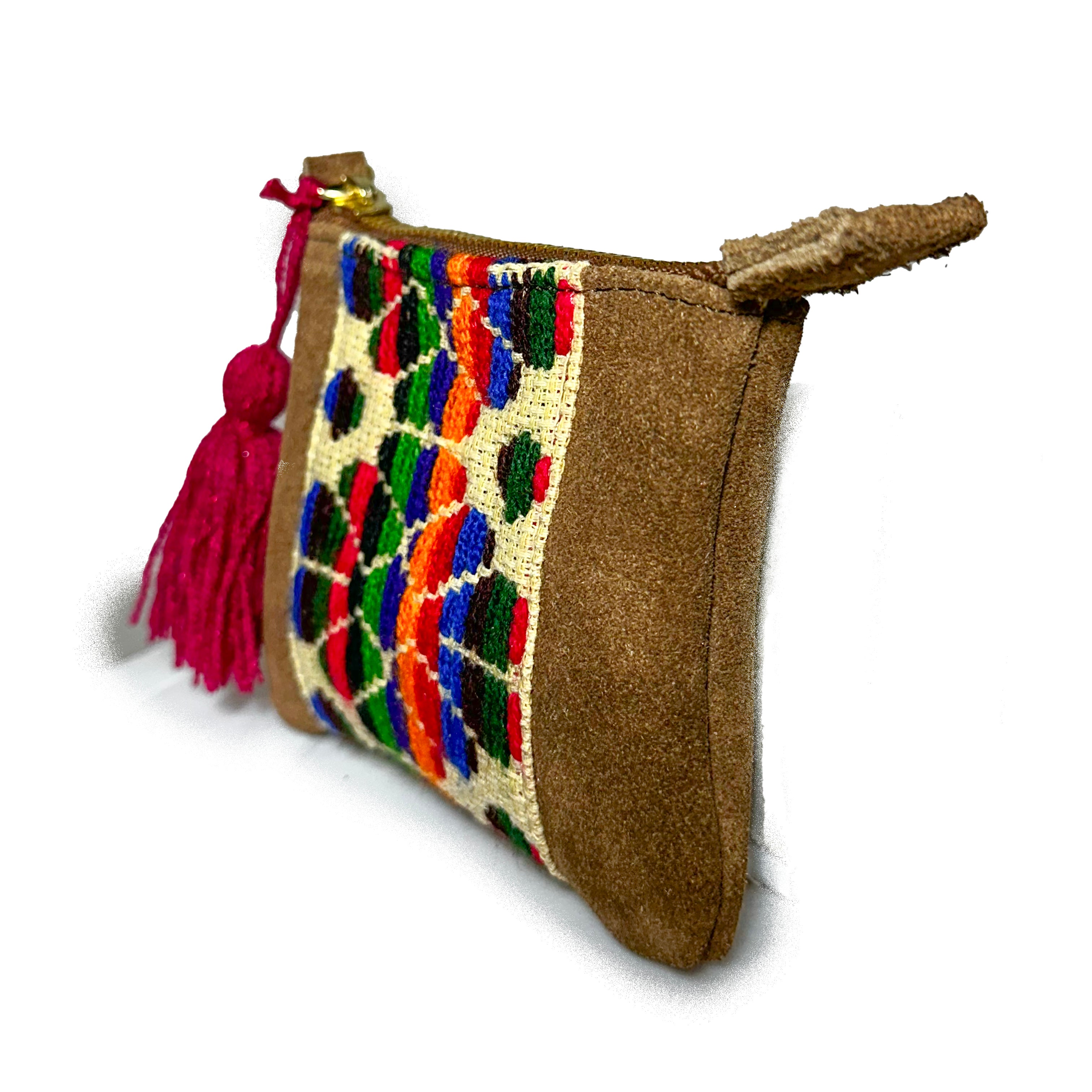 Monedero Bordado a Mano "Elisa" – Multicolor – Raízal